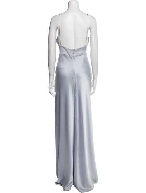 Jenny Yoo V-Neck Long Dress