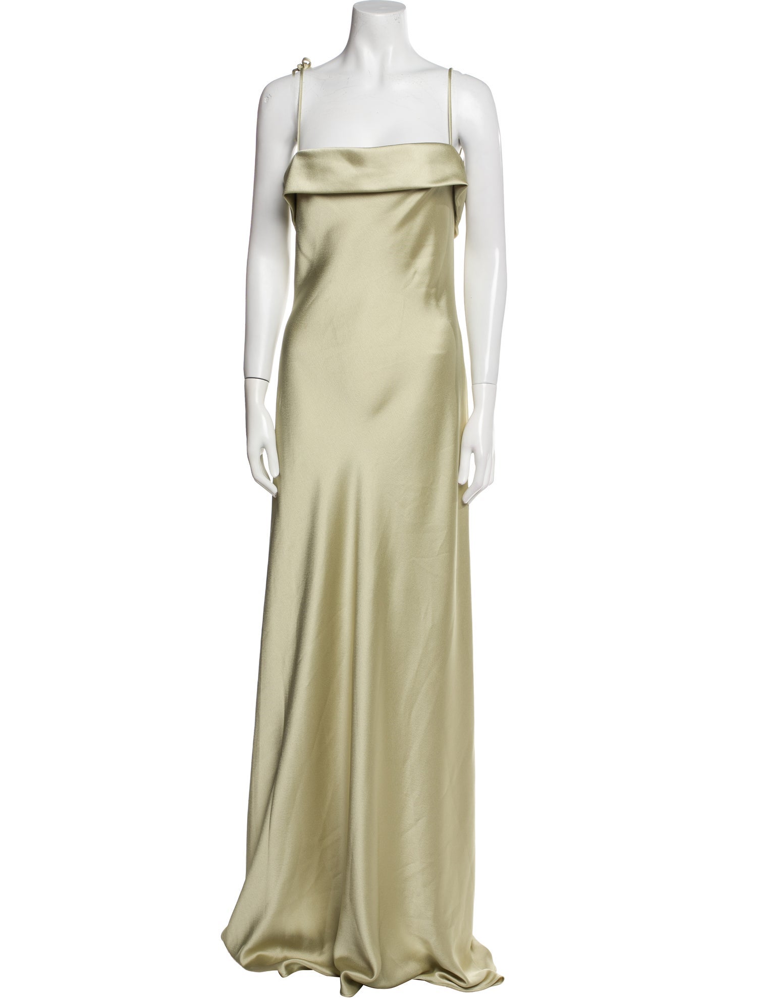 Jenny Yoo Square Neckline Long Dress w/ Tags