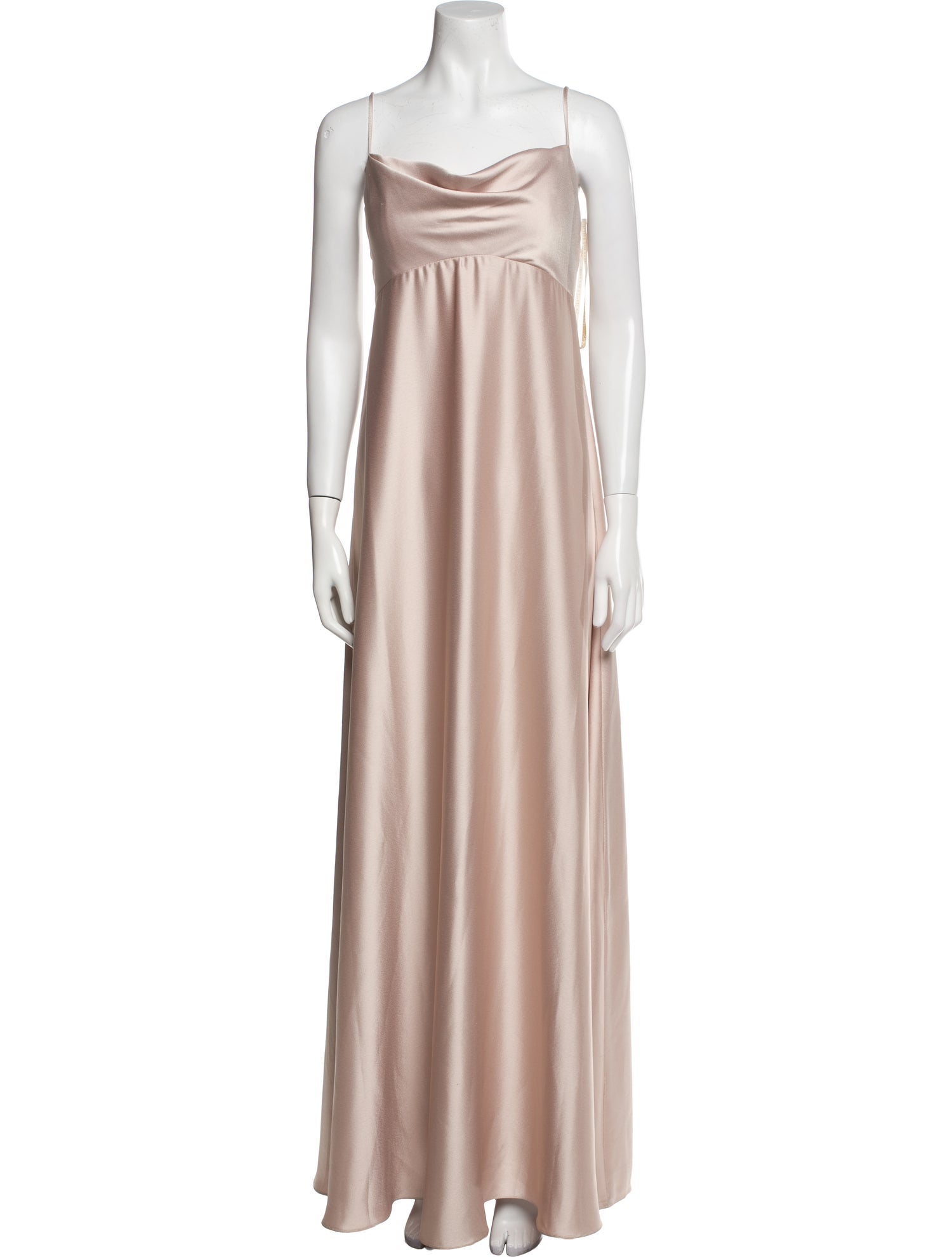 Jenny Yoo Cowl Neck Long Dress