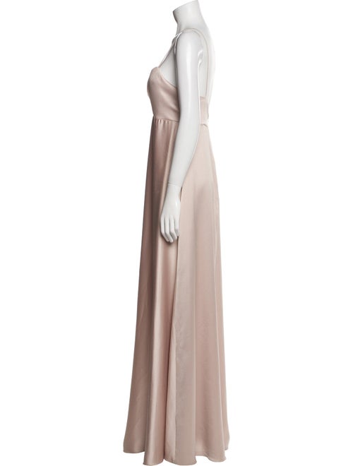 Jenny Yoo Cowl Neck Long Dress