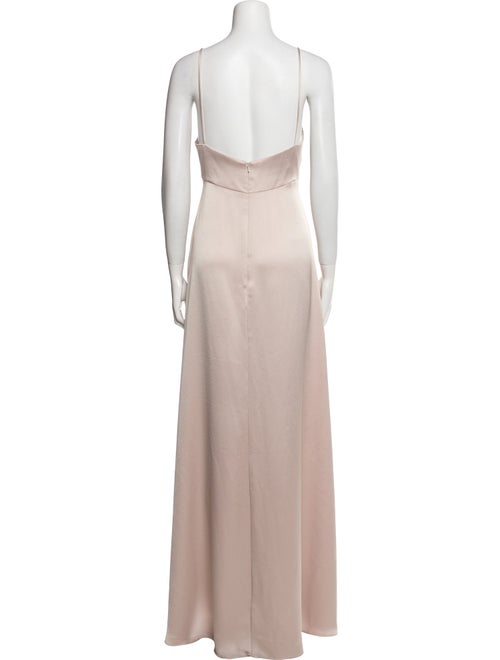 Jenny Yoo Cowl Neck Long Dress