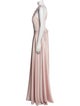 Jenny Yoo Halterneck Long Dress