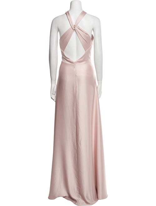 Jenny Yoo Halterneck Long Dress