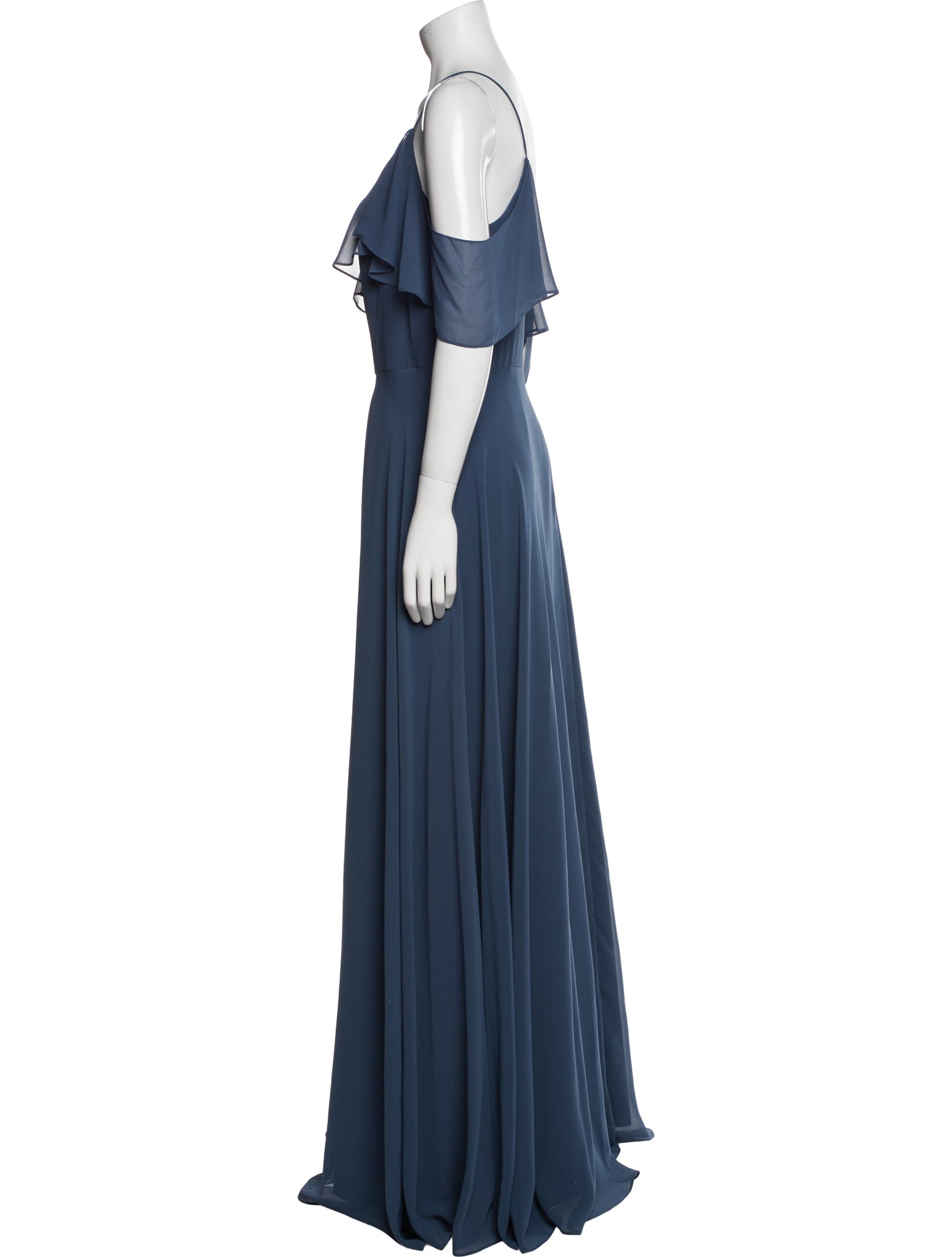 Jenny Yoo V-Neck Long Dress