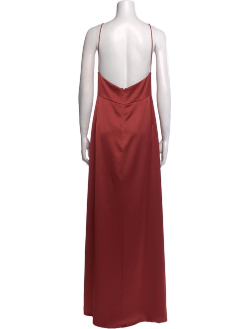 Jenny Yoo Square Neckline Long Dress