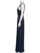 Jenny Yoo Square Neckline Long Dress