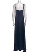 Jenny Yoo Square Neckline Long Dress