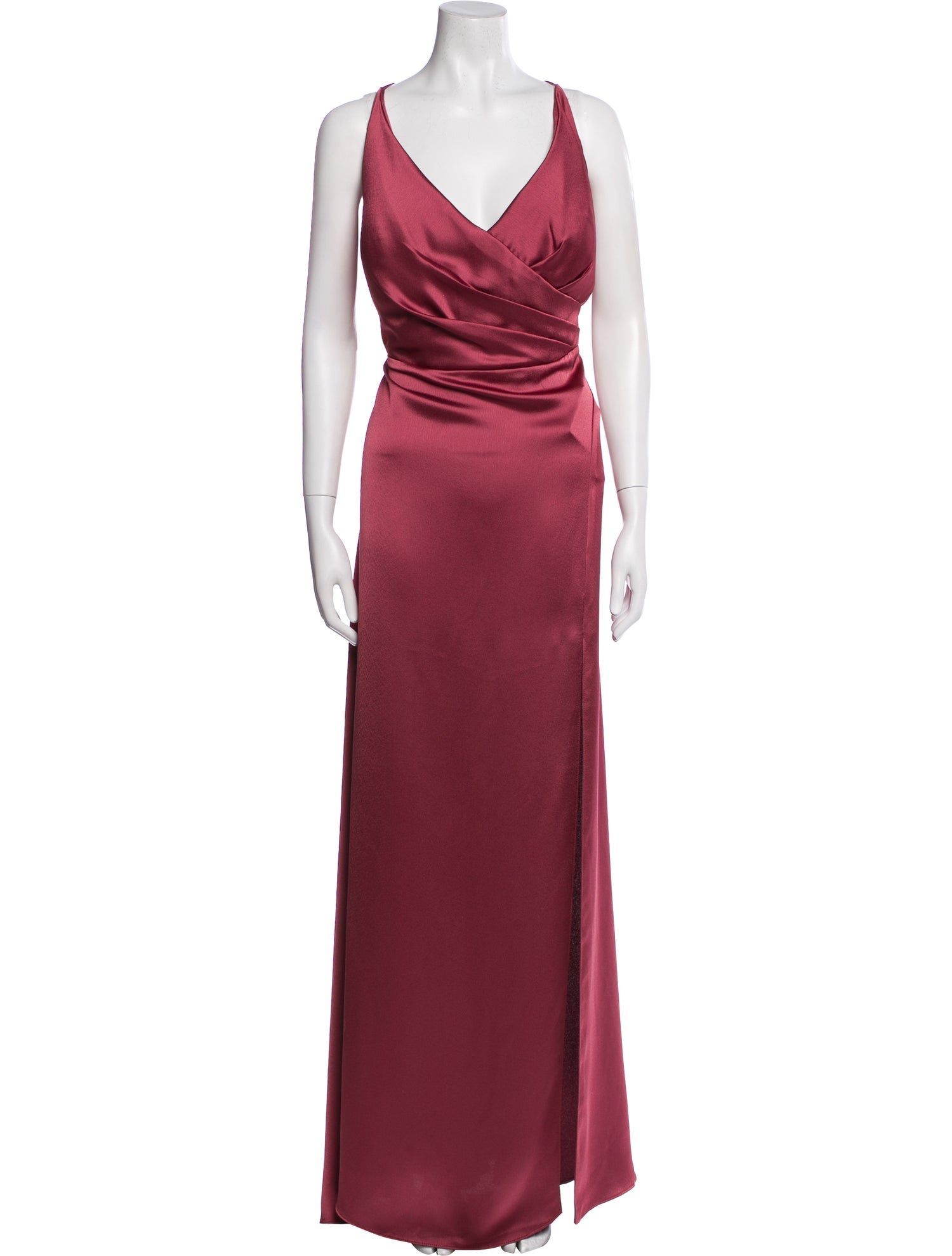 Jenny Yoo V-Neck Long Dress