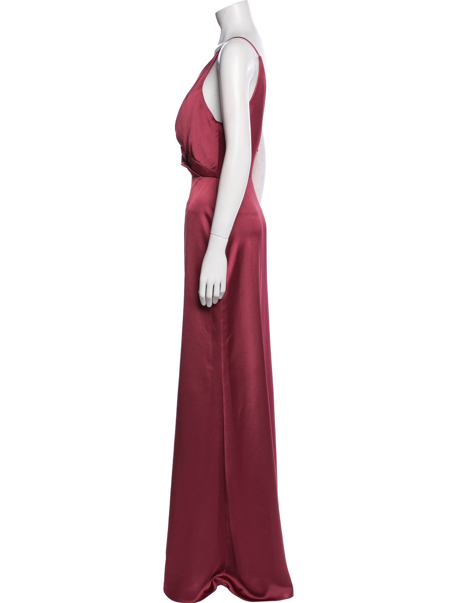 Jenny Yoo V-Neck Long Dress