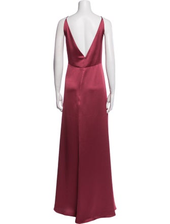 Jenny Yoo V-Neck Long Dress