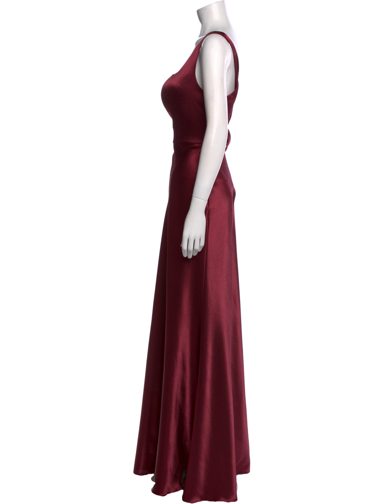 Jenny Yoo Square Neckline Long Dress