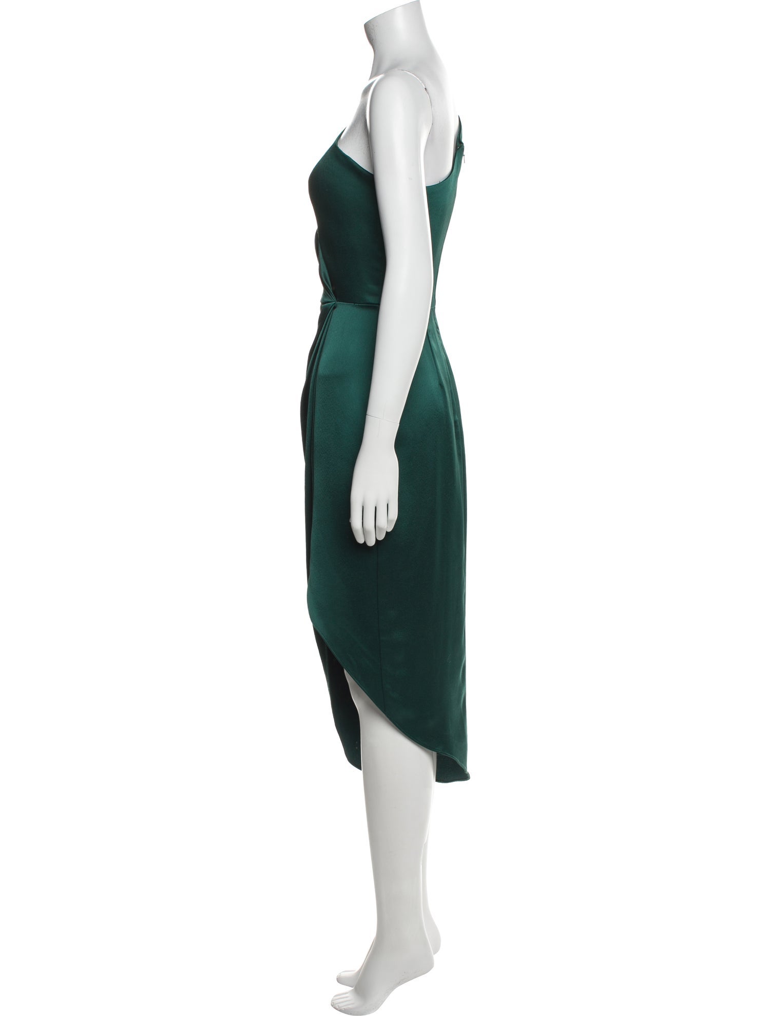 Jenny Yoo One-Shoulder Midi Length Dress