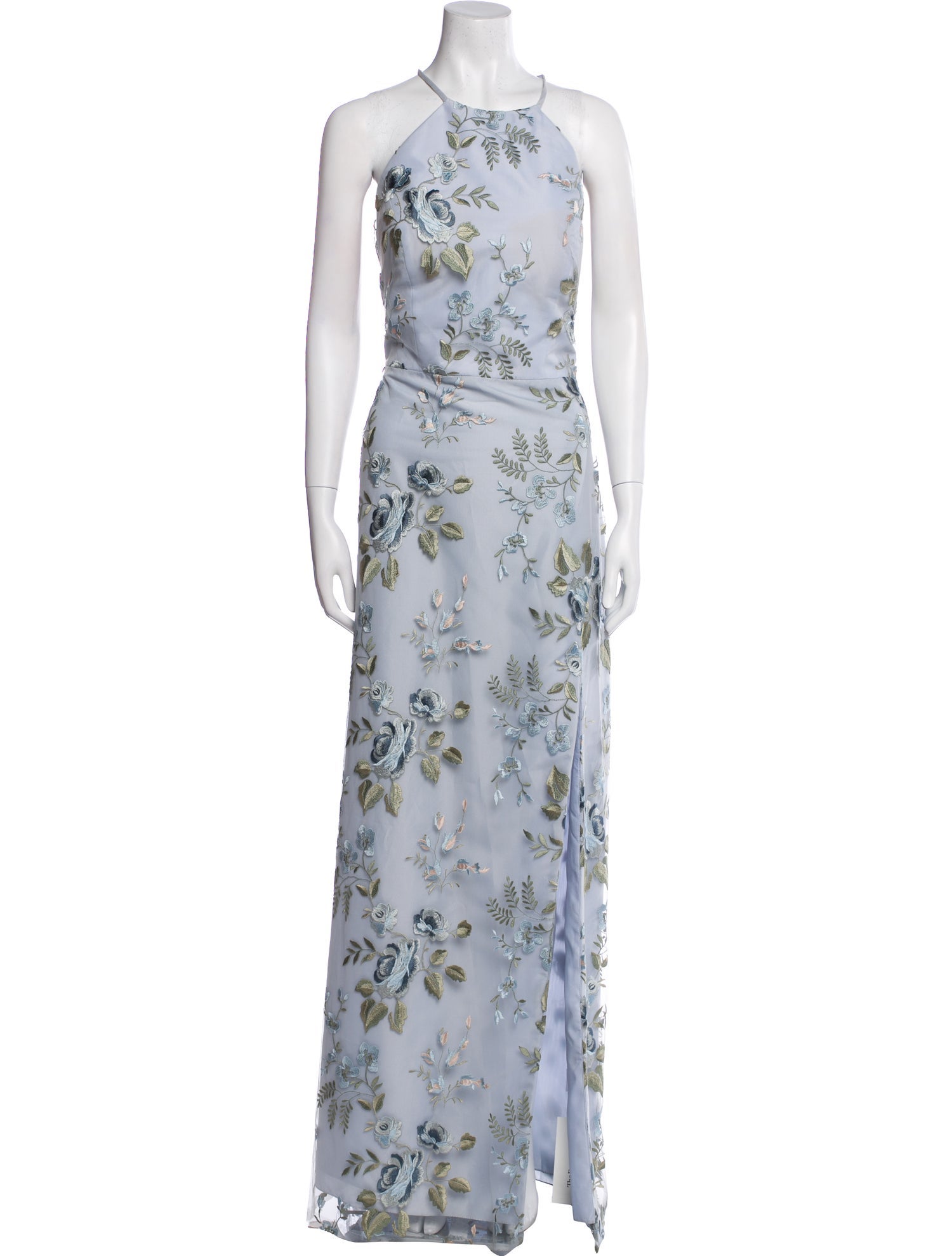 Jenny Yoo Floral Print Long Dress