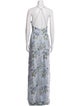 Jenny Yoo Floral Print Long Dress