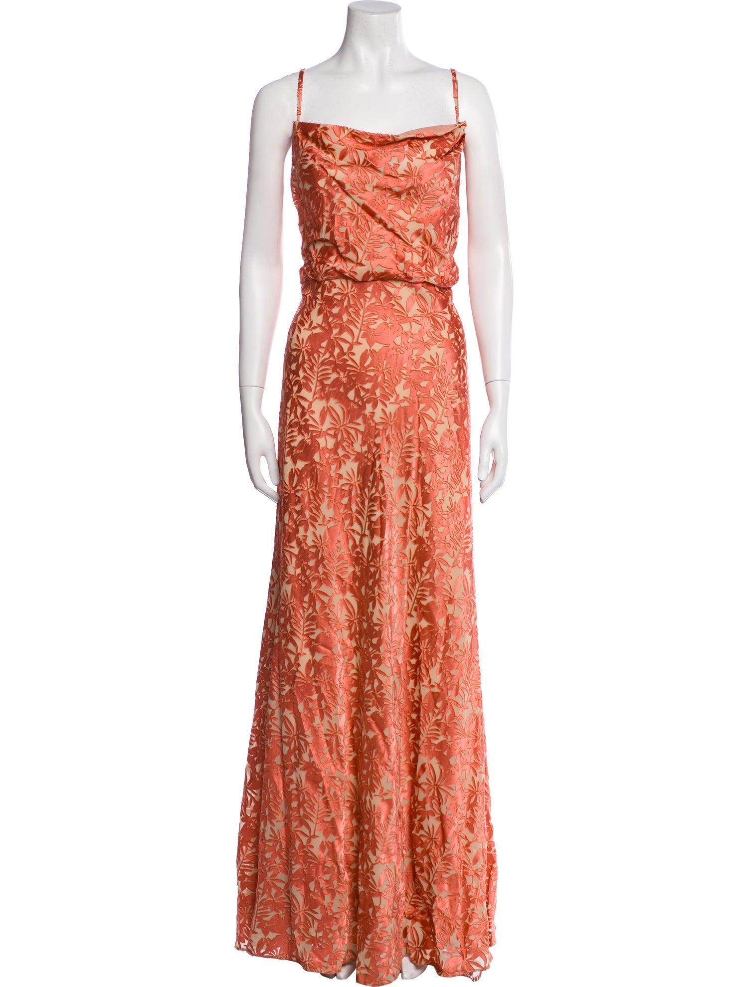 Jenny Yoo Printed Long Dress