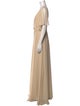 Jenny Yoo V-Neck Long Dress