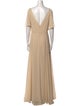 Jenny Yoo V-Neck Long Dress