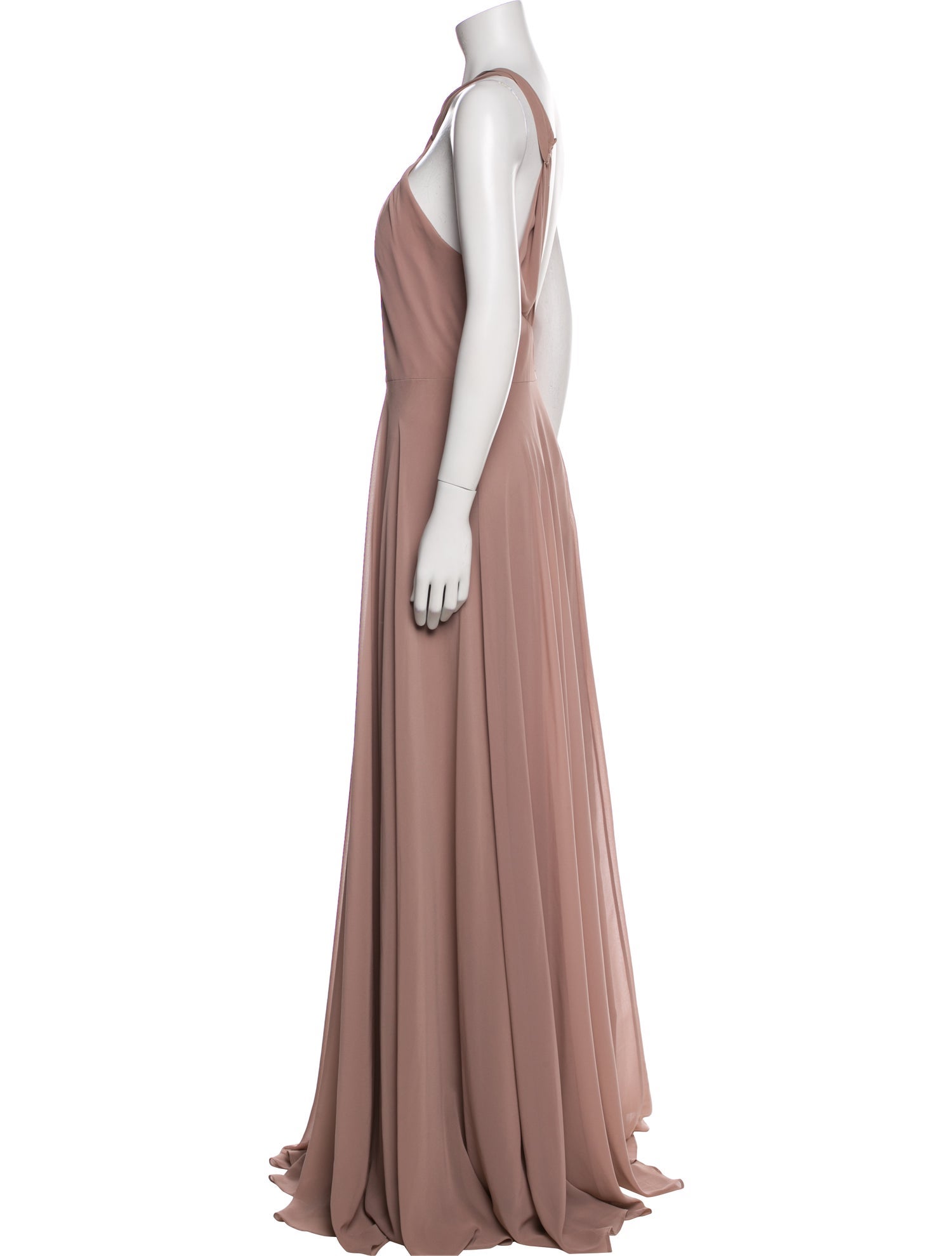 Jenny Yoo Halterneck Long Dress