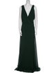 Jenny Yoo V-Neck Long Dress