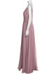 Jenny Yoo V-Neck Long Dress