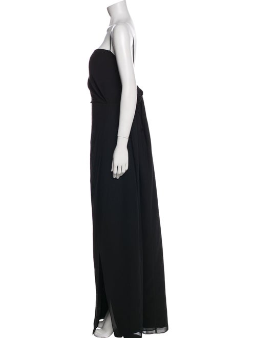 Jenny Yoo Square Neckline Long Dress