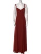 Jenny Yoo Square Neckline Long Dress