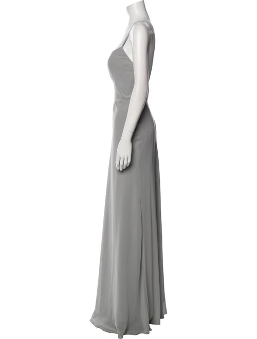 Jenny Yoo Square Neckline Long Dress