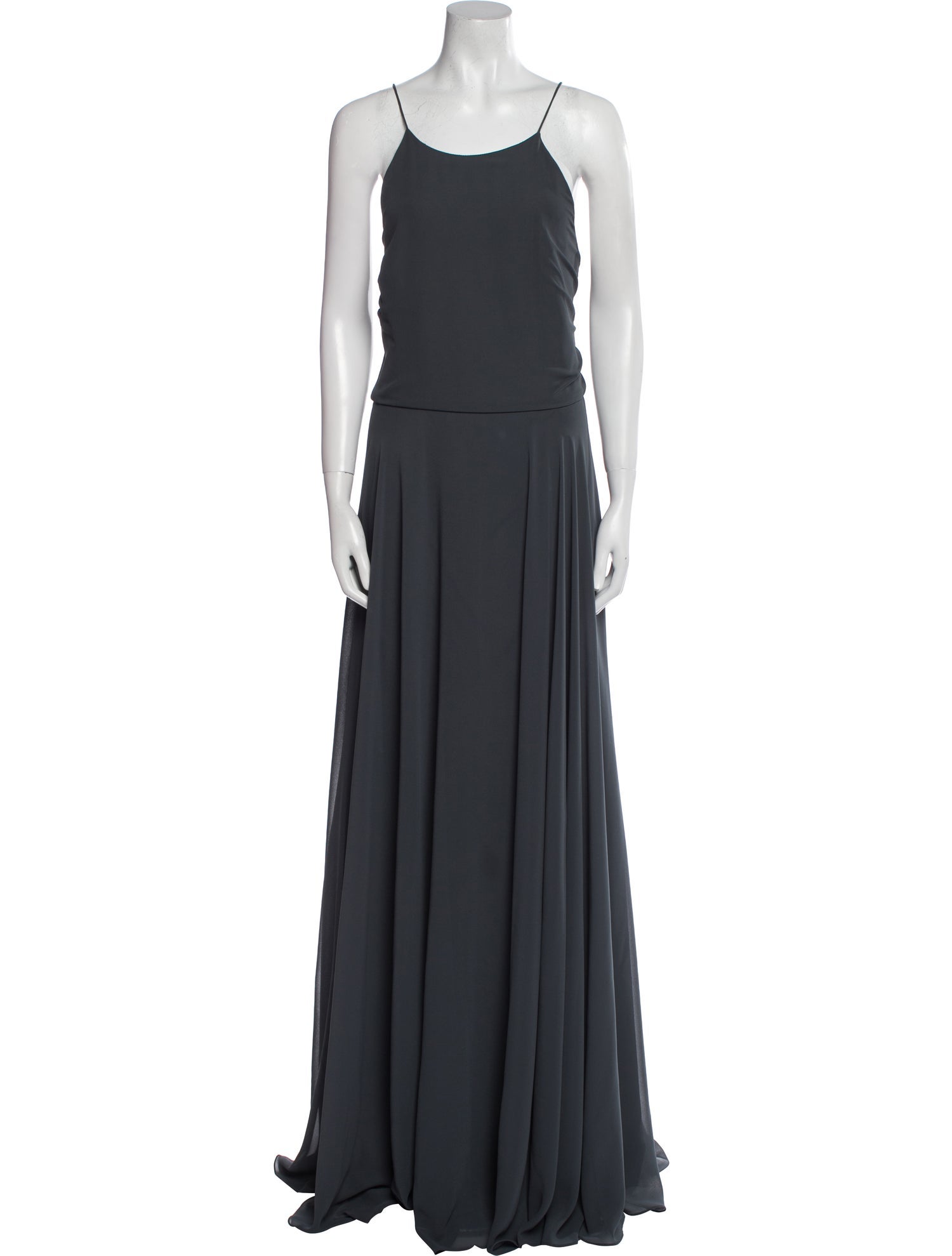 Jenny Yoo Scoop Neck Long Dress