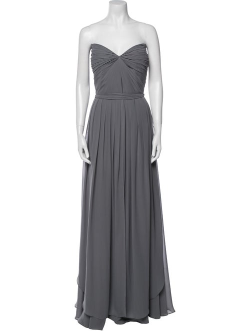 Jenny Yoo Strapless Long Dress