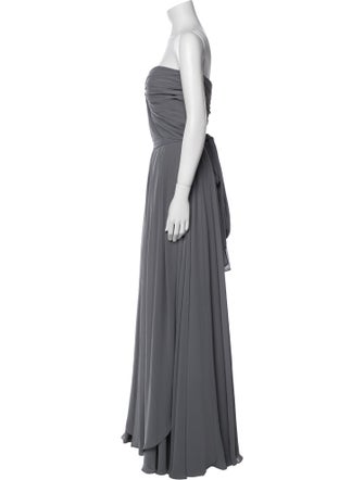 Jenny Yoo Strapless Long Dress