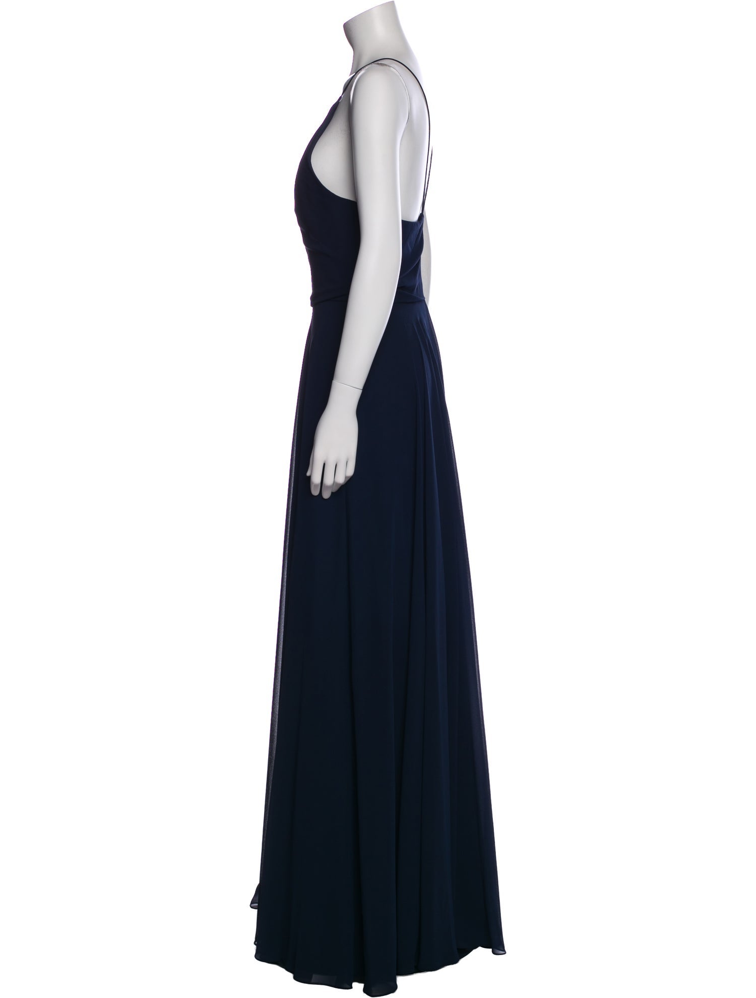 Jenny Yoo Scoop Neck Long Dress