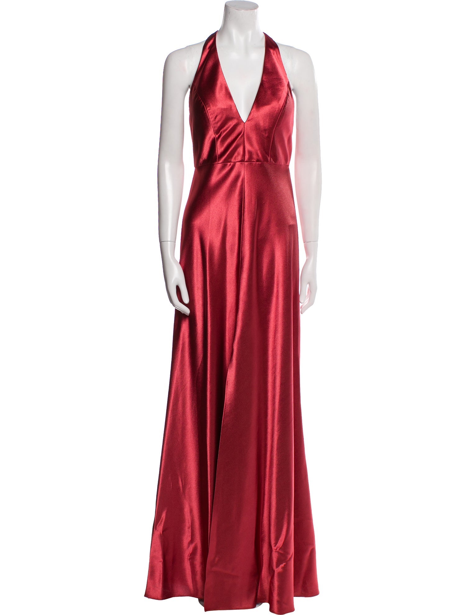 Jenny Yoo Halterneck Long Dress