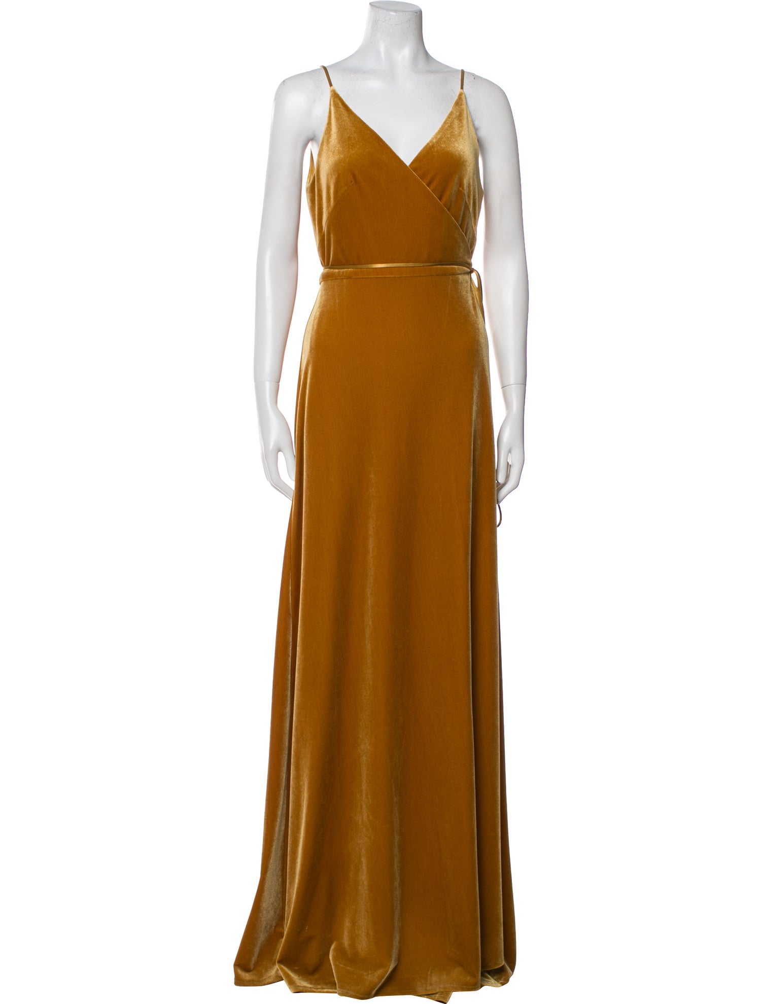 Jenny Yoo V-Neck Long Dress