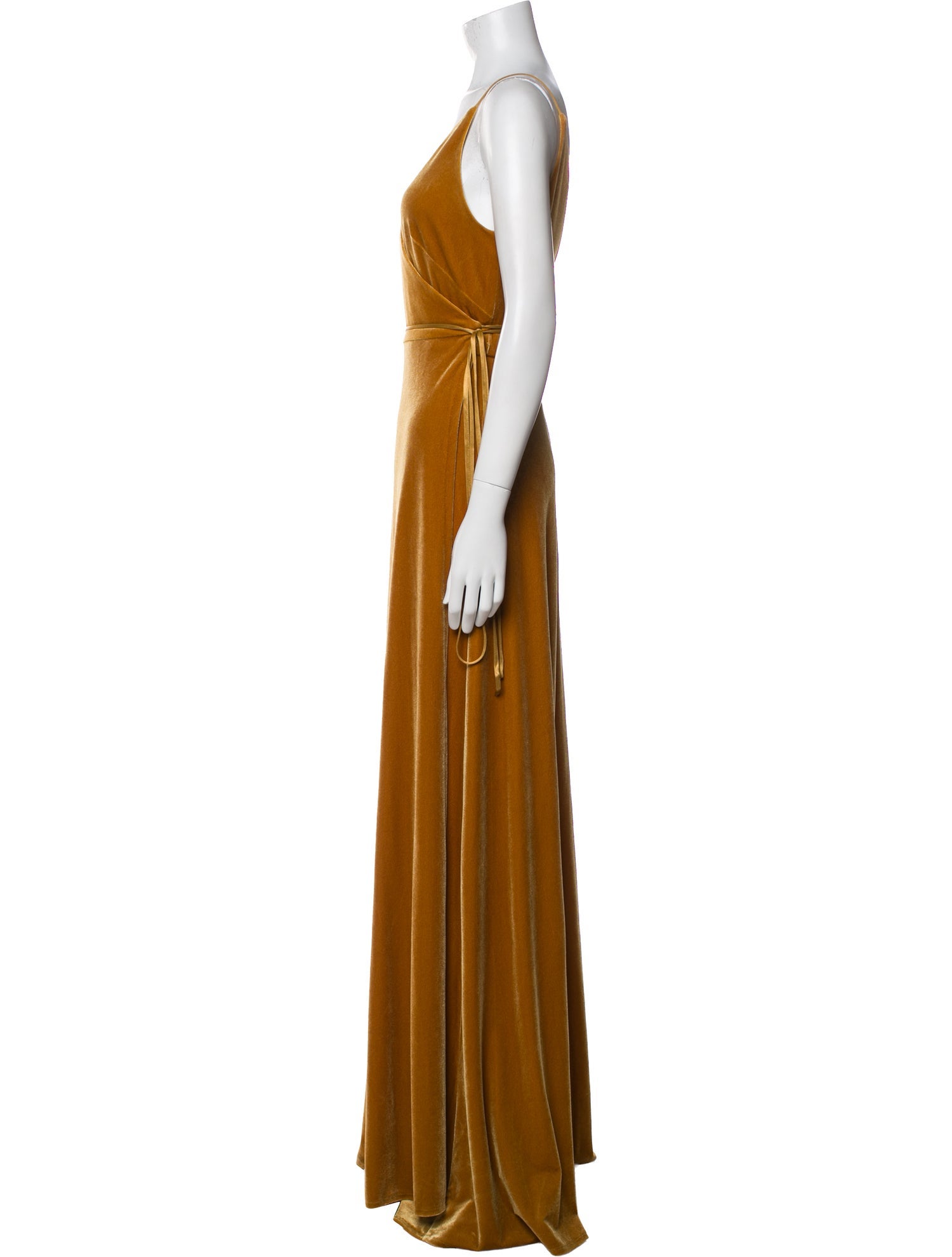 Jenny Yoo V-Neck Long Dress