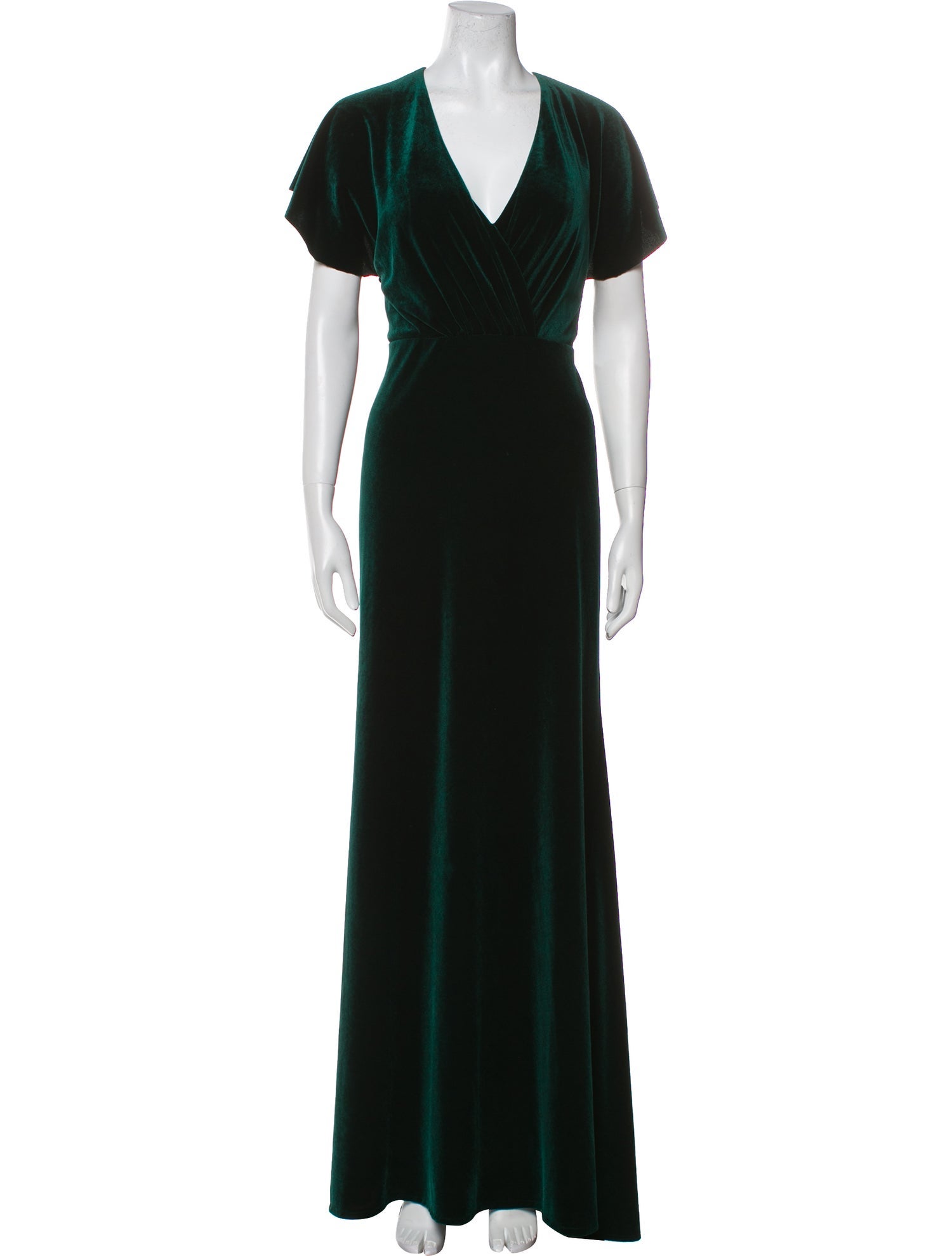 Jenny Yoo V-Neck Long Dress