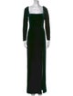 Jenny Yoo Square Neckline Long Dress