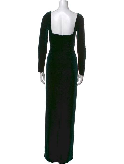 Jenny Yoo Square Neckline Long Dress