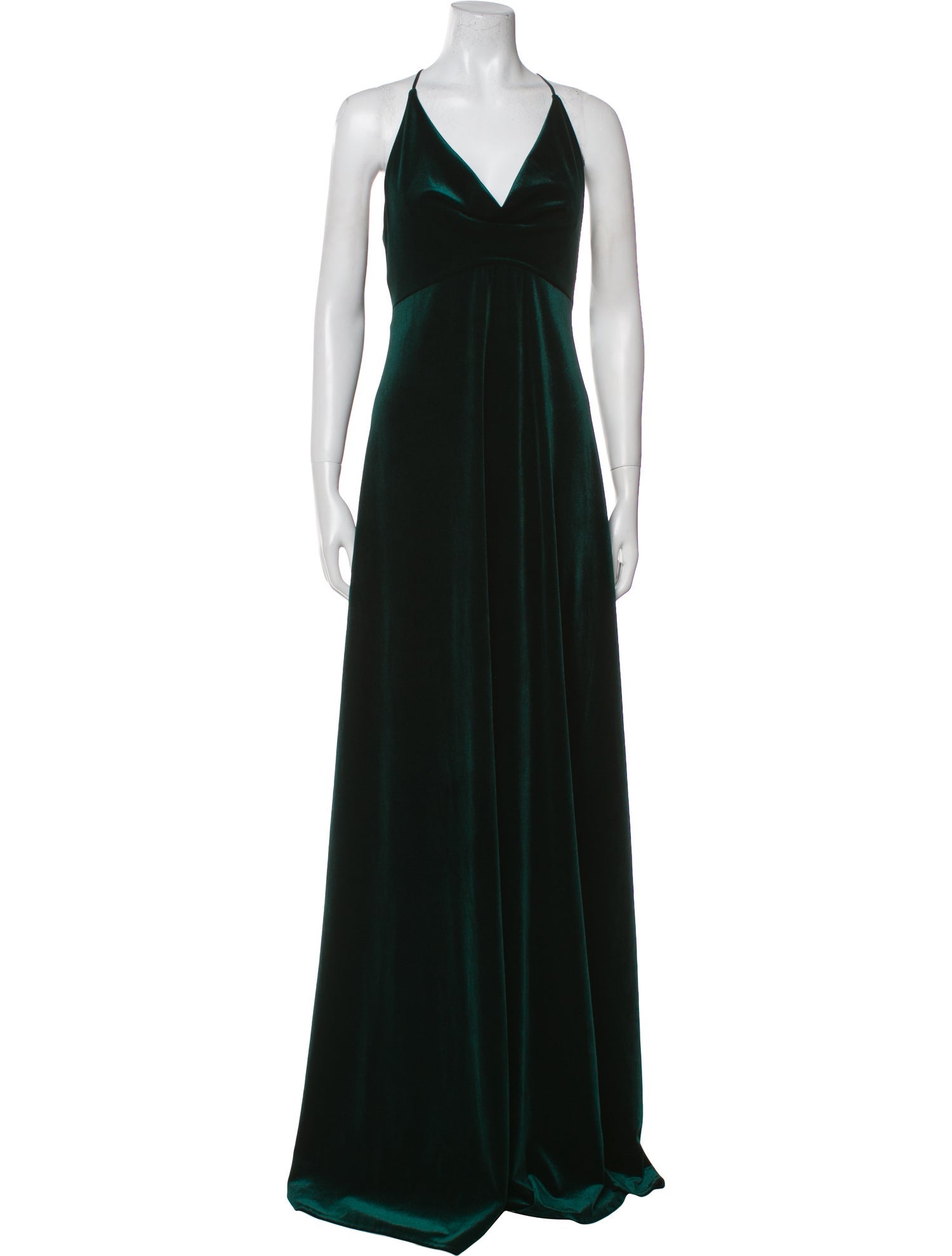 Jenny Yoo V-Neck Long Dress