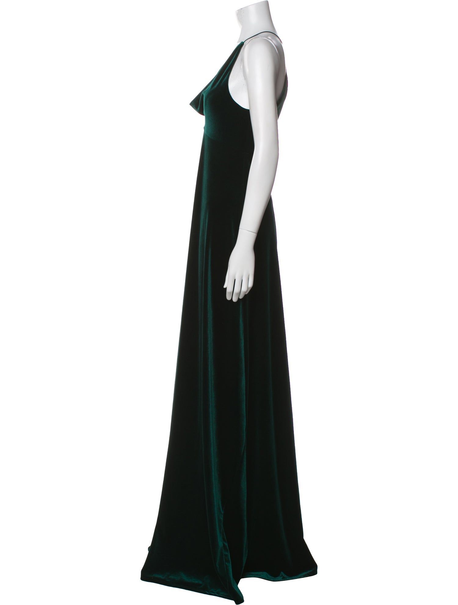 Jenny Yoo V-Neck Long Dress