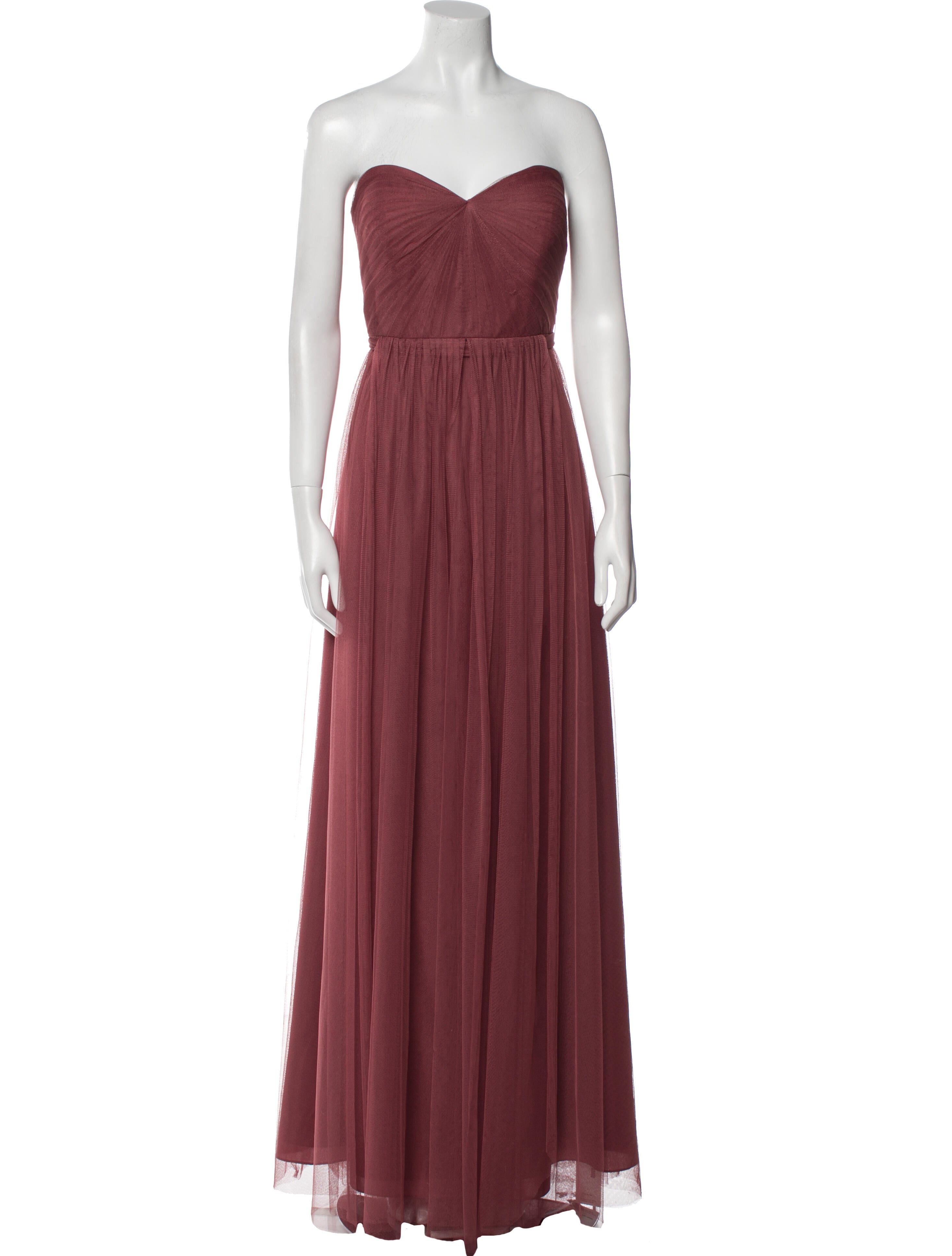 Jenny Yoo Strapless Long Dress