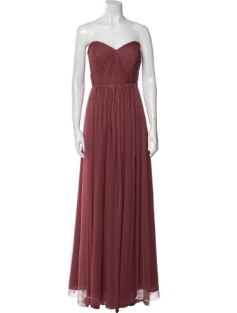 Jenny Yoo Strapless Long Dress