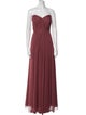 Jenny Yoo Strapless Long Dress