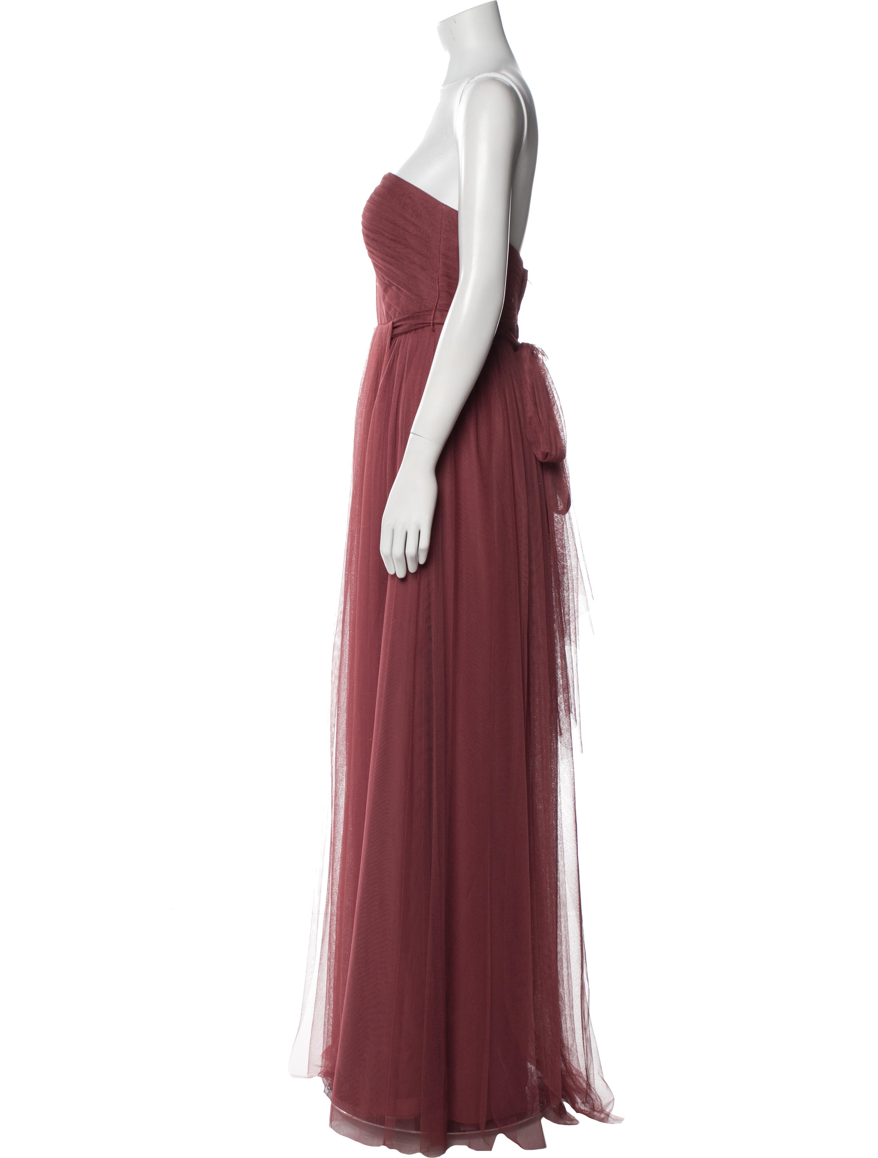 Jenny Yoo Strapless Long Dress