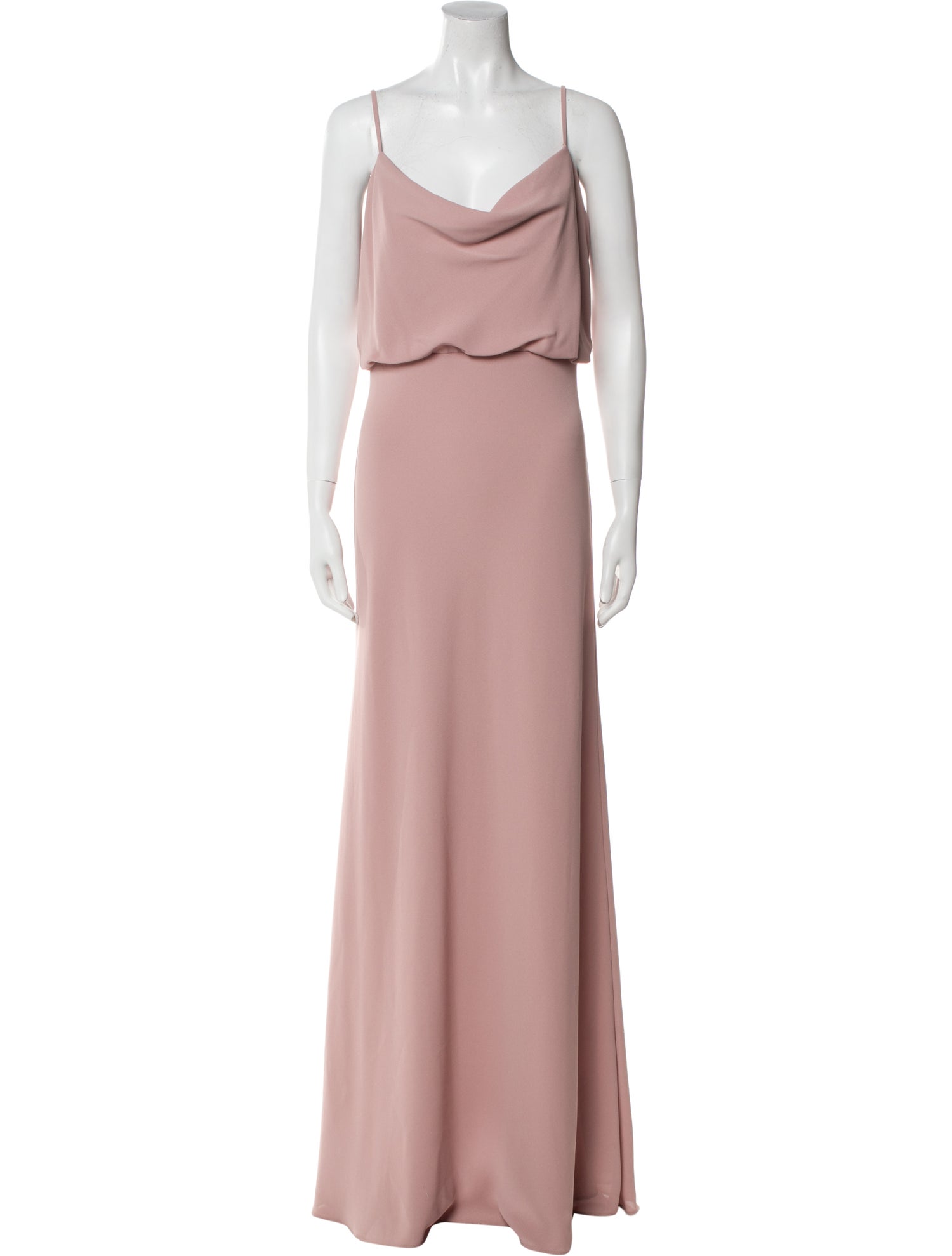 Jenny Yoo Cowl Neck Long Dress w/ Tags