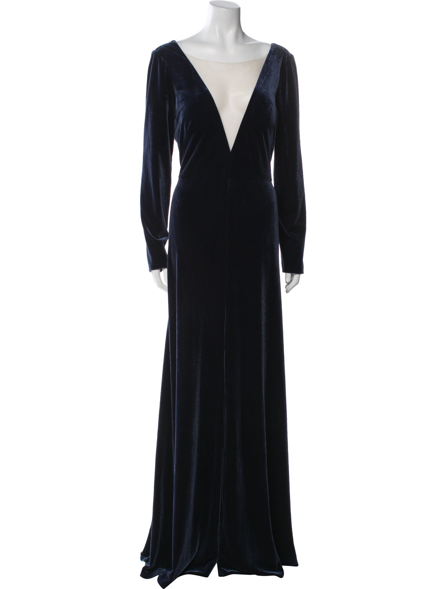 Jenny Yoo V-Neck Long Dress