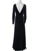 Jenny Yoo V-Neck Long Dress