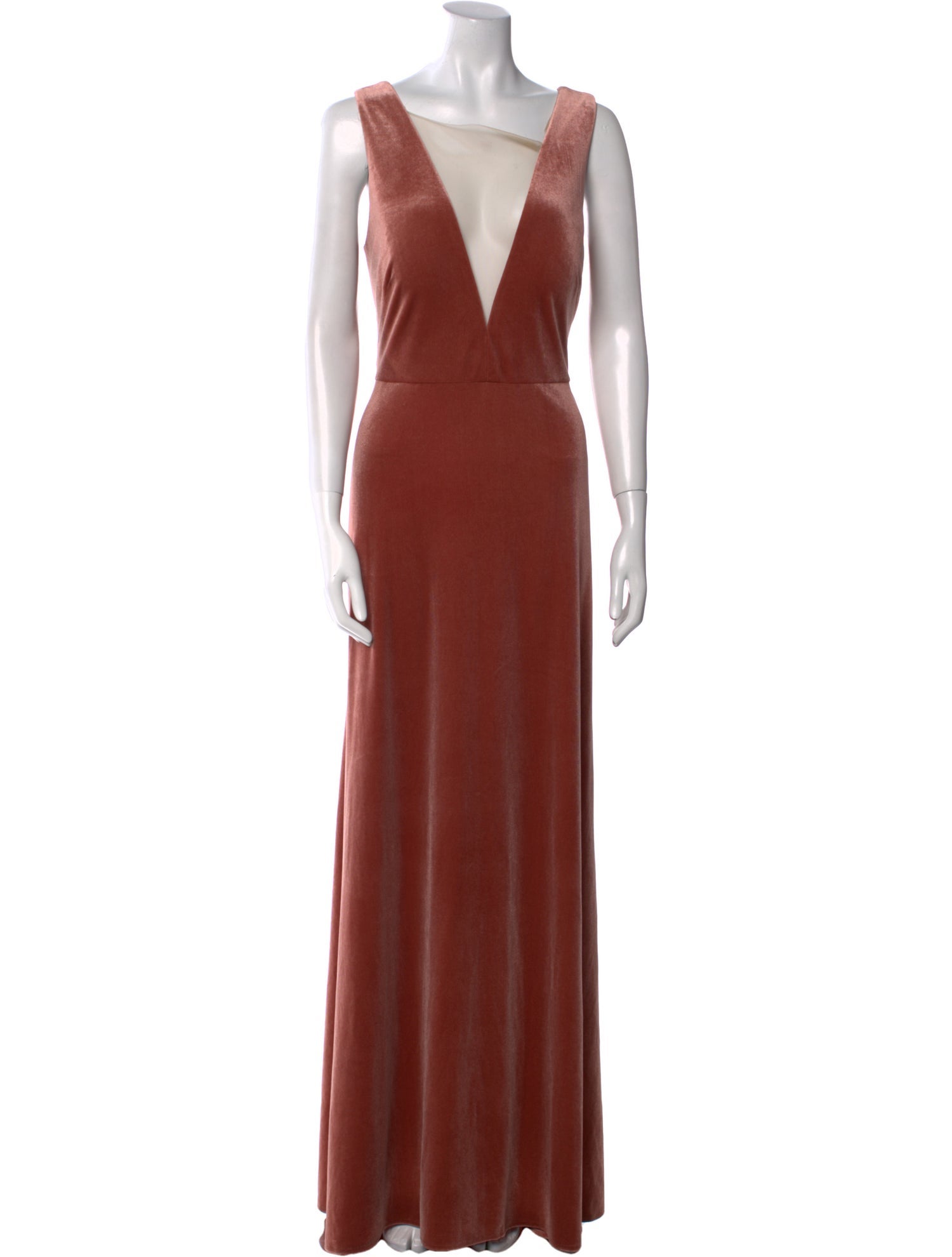 Jenny Yoo V-Neck Long Dress w/ Tags