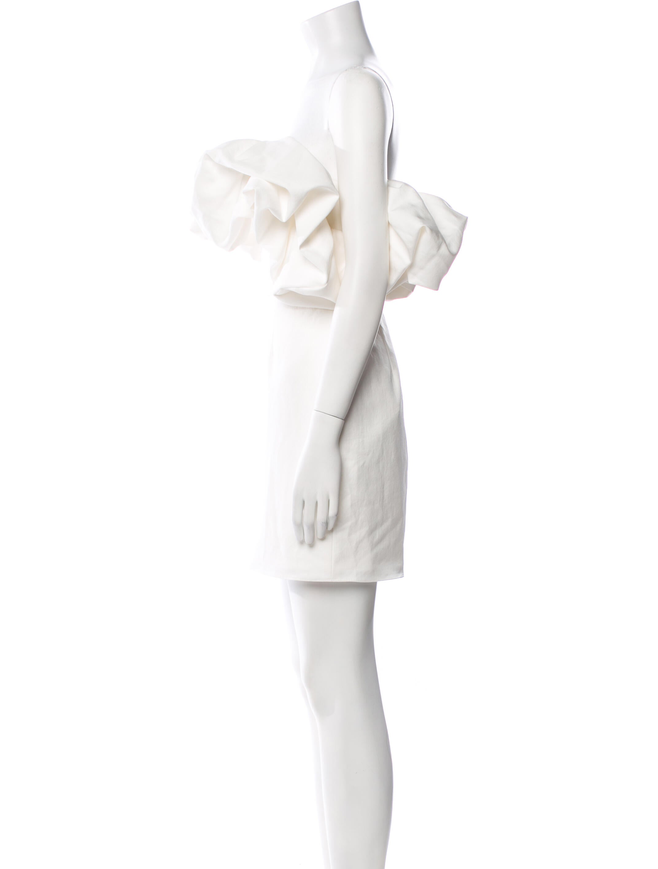 Jenny Yoo Off-The-Shoulder Mini Dress