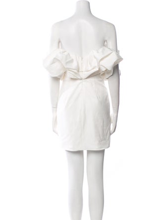 Jenny Yoo Off-The-Shoulder Mini Dress