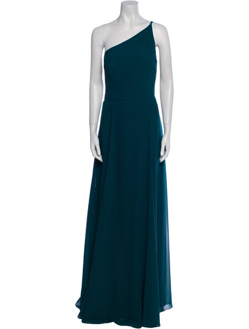 Jenny Yoo One-Shoulder Long Dress